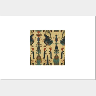 Ancient Egyptian Pattern 6 Posters and Art